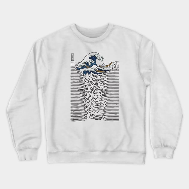 Unknown Waves Crewneck Sweatshirt by doodldo